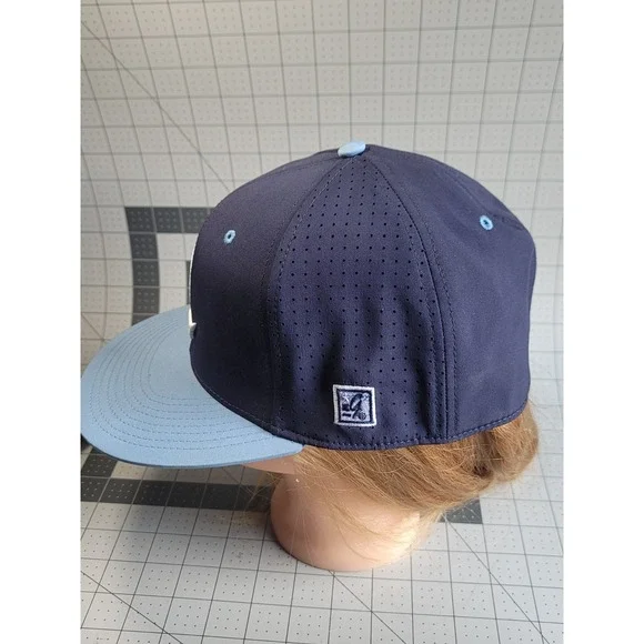 The Game Pro Baseball Hat Men's Large Navy Blue Cap Letter L embroidered - Picture 2 of 6